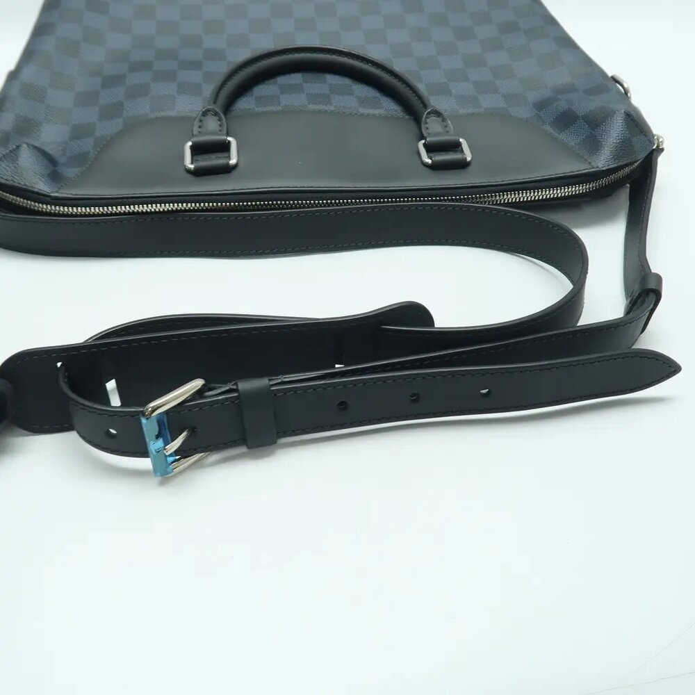 Louis Vuitton Blue Damier Graphite Canvas Satchel 1085-032425 - Picture 8 of 12